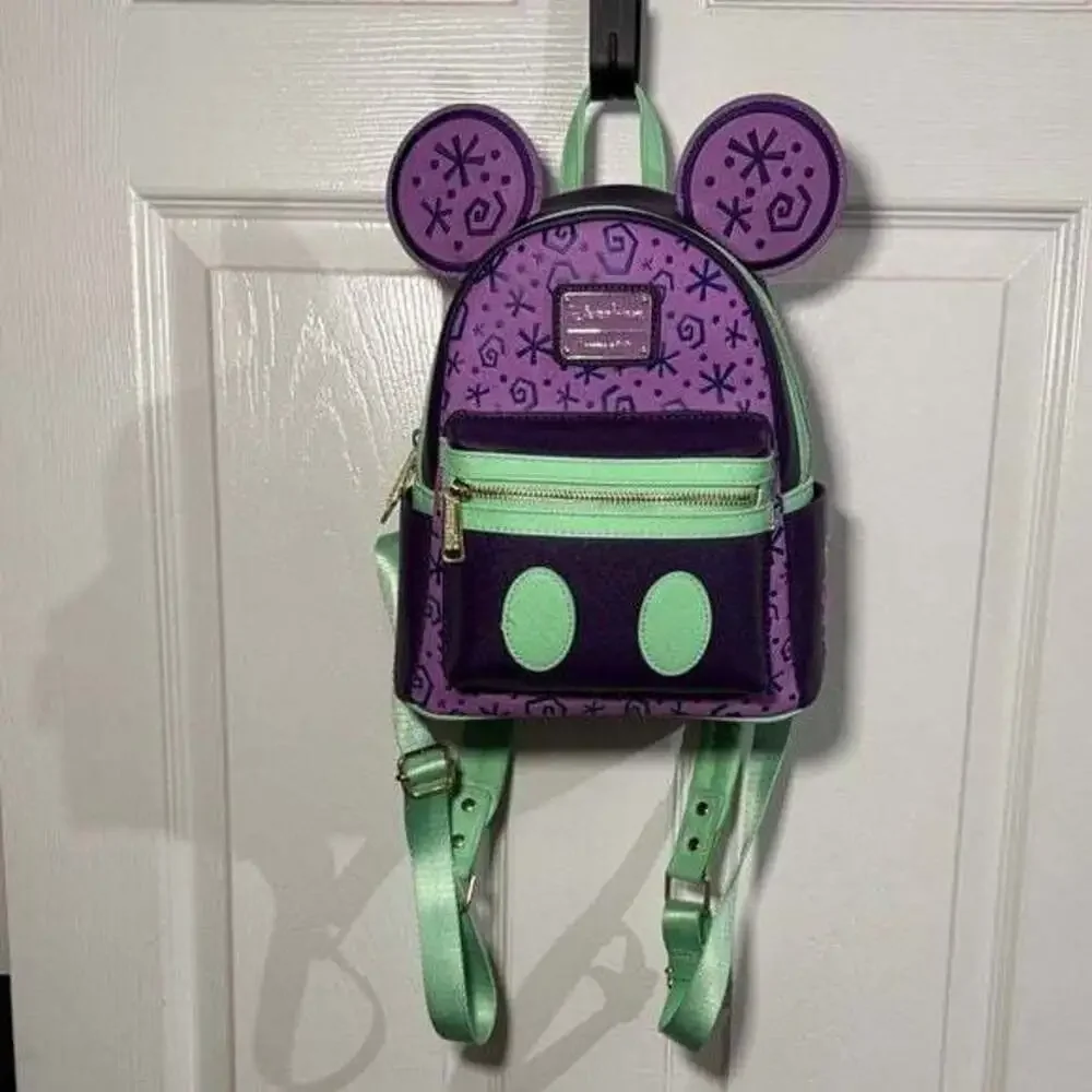 Loungefly Mickey Mouse: The Main Attraction Mad Tea Party Mini Backpack
